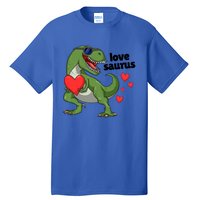 Lovesaurus Trex Dino Valentines Day Dinosaur Gift Tall T-Shirt