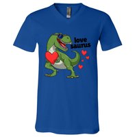 Lovesaurus Trex Dino Valentines Day Dinosaur Gift V-Neck T-Shirt