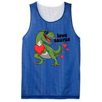 Lovesaurus Trex Dino Valentines Day Dinosaur Gift Mesh Reversible Basketball Jersey Tank