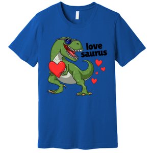 Lovesaurus Trex Dino Valentines Day Dinosaur Gift Premium T-Shirt