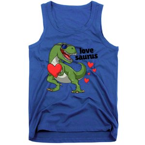 Lovesaurus Trex Dino Valentines Day Dinosaur Gift Tank Top