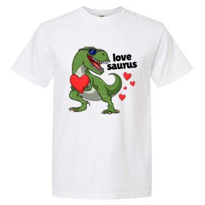 Lovesaurus Trex Dino Valentines Day Dinosaur Gift Garment-Dyed Heavyweight T-Shirt