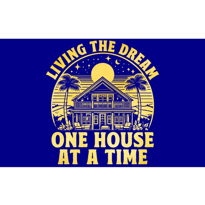 Living The Dream One House At A Time Gift Bumper Sticker