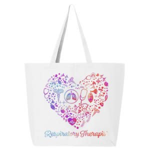 Love Tie Dye Heart Respiratory Therapist Rt Nurse Nursing Gift 25L Jumbo Tote