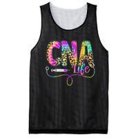 Leopard Tie Dye Cna Life Nurse Squad Nurse Mesh Reversible Basketball Jersey Tank