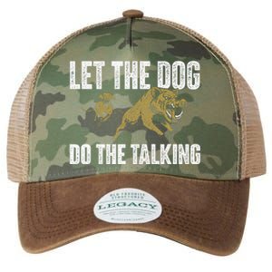 Let The Dog Do The Talking Boar Hunting Wild Hog Hunter Legacy Tie Dye Trucker Hat