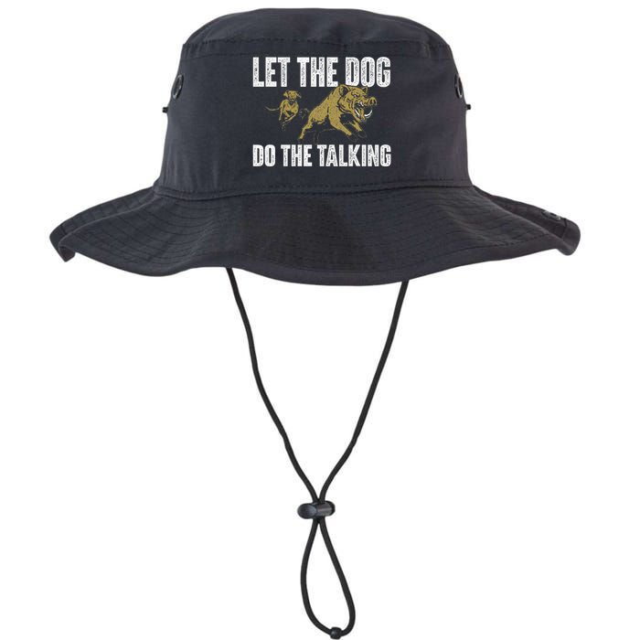 Let The Dog Do The Talking Boar Hunting Wild Hog Hunter Legacy Cool Fit Booney Bucket Hat