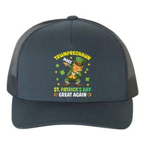 Leprechaun Trump Dabbing Make St PatrickS Day Great Again Yupoong Adult 5-Panel Trucker Hat