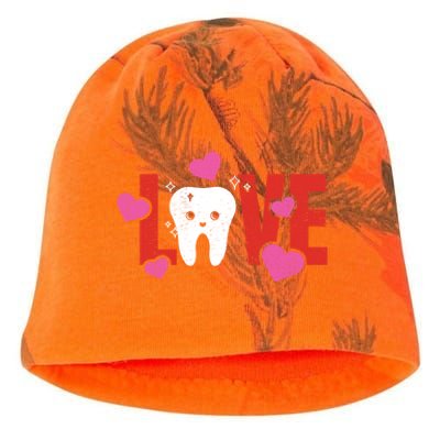 Love Teeth Dentist Valentines Dental Assistant Gift Kati - Camo Knit Beanie