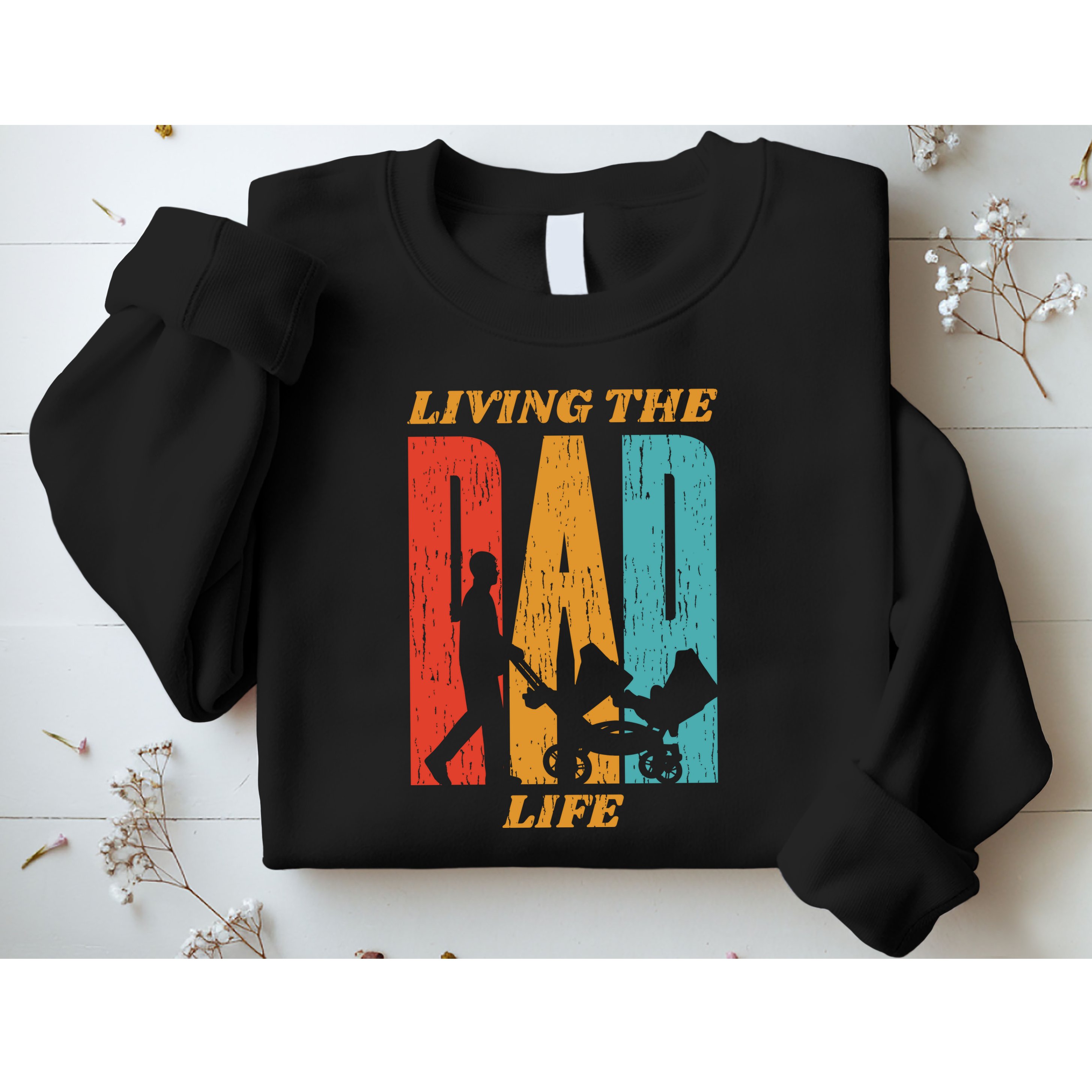Living The Dad Life Retro Sweatshirt