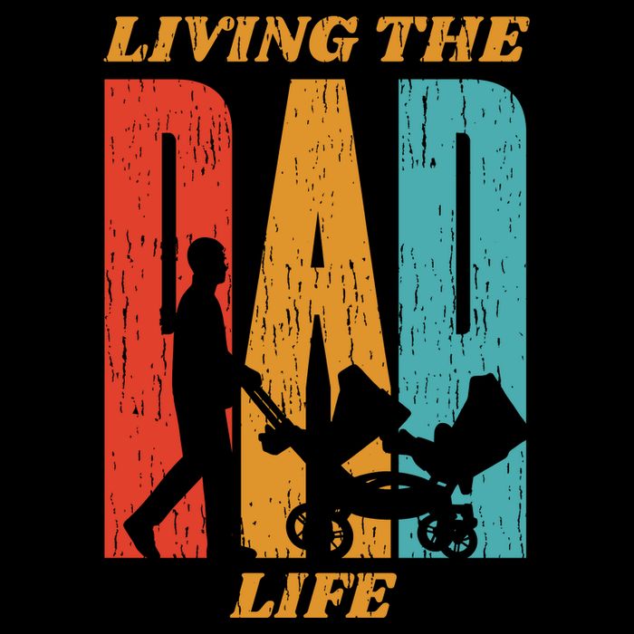 Living The Dad Life Retro 16 in Basic Backpack