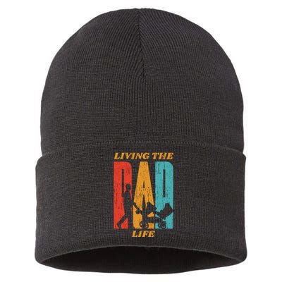 Living The Dad Life Retro Sustainable Knit Beanie