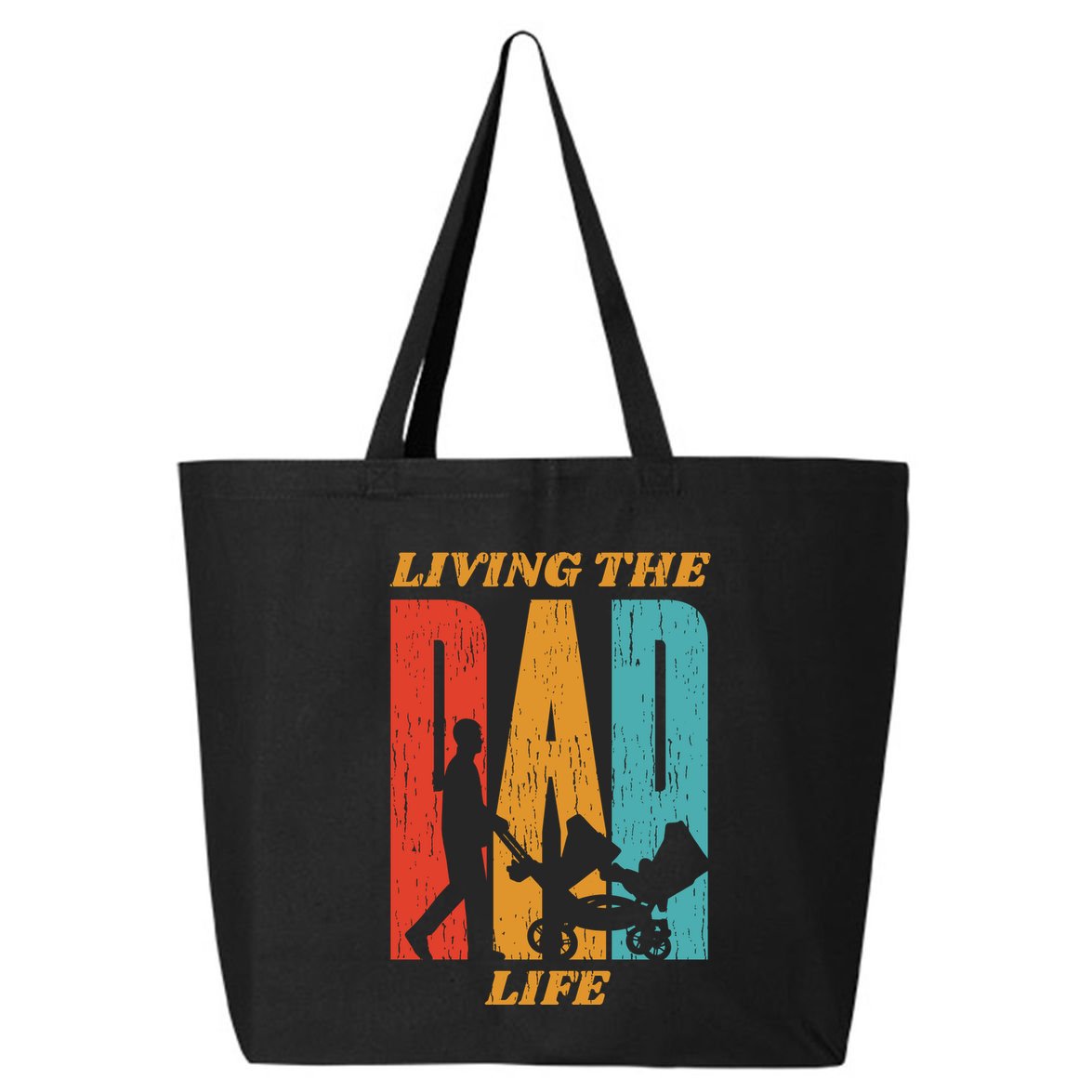 Living The Dad Life Retro 25L Jumbo Tote