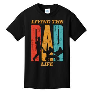 Living The Dad Life Retro Kids T-Shirt