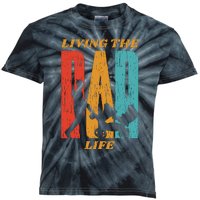 Living The Dad Life Retro Kids Tie-Dye T-Shirt