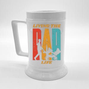 Living The Dad Life Retro Beer Stein