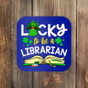 Lucky Truck Driver Irish American Flag St Patrick's Day Gift Coaster