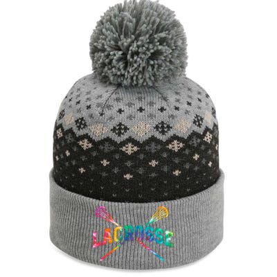 Lacrosse Tie Dye The Baniff Cuffed Pom Beanie