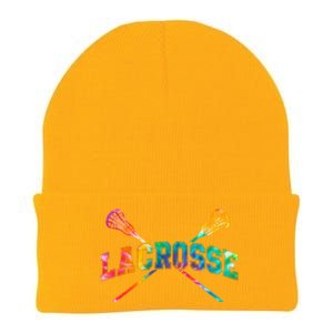 Lacrosse Tie Dye Knit Cap Winter Beanie