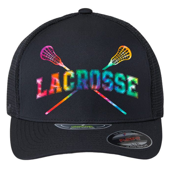 Lacrosse Tie Dye Flexfit Unipanel Trucker Cap