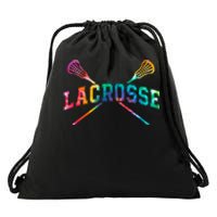 Lacrosse Tie Dye Drawstring Bag