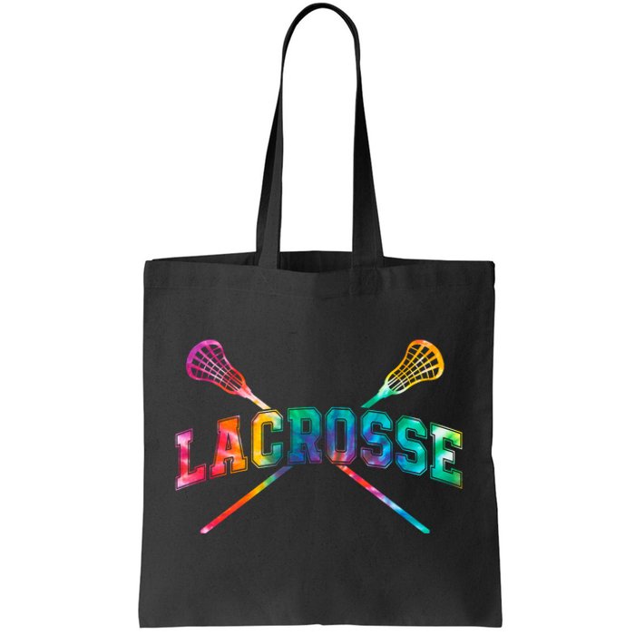 Lacrosse Tie Dye Tote Bag