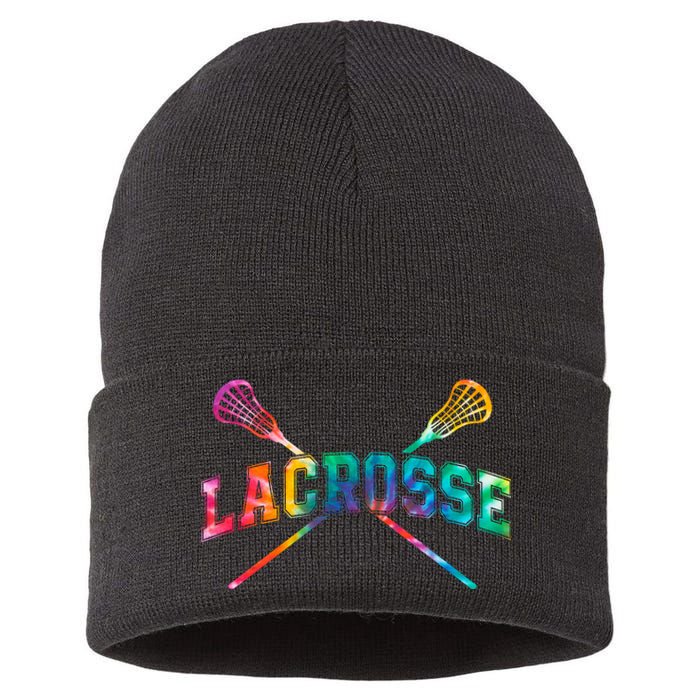 Lacrosse Tie Dye Sustainable Knit Beanie