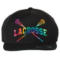 Lacrosse Tie Dye Wool Snapback Cap