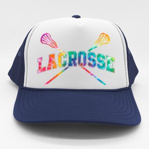 Lacrosse Tie Dye Trucker Hat