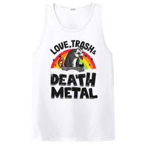 Love Trash & Death Metal Opossum Punk Band Metal Rainbow PosiCharge Competitor Tank