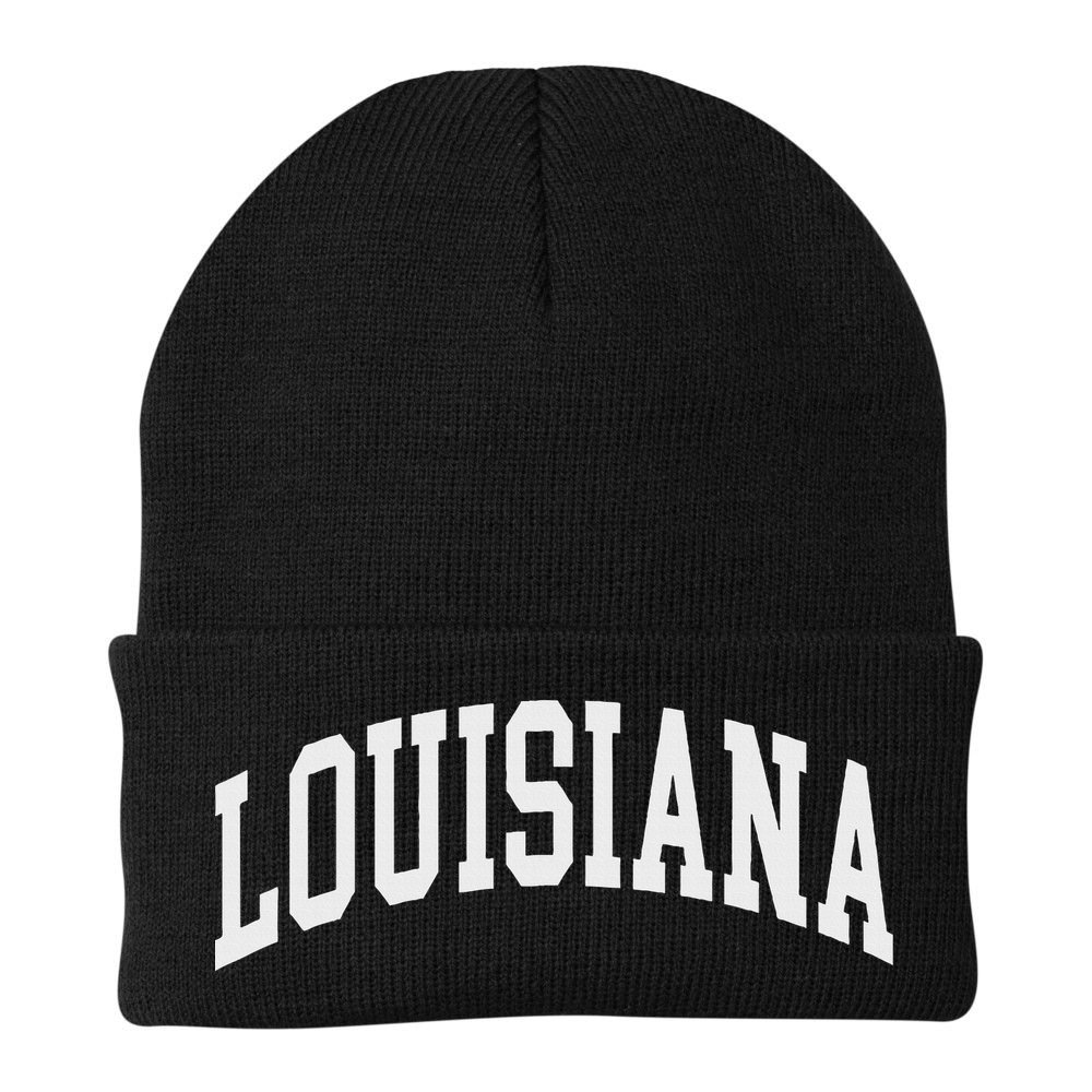 Louisiana Throwback Design Print Classic Beanie