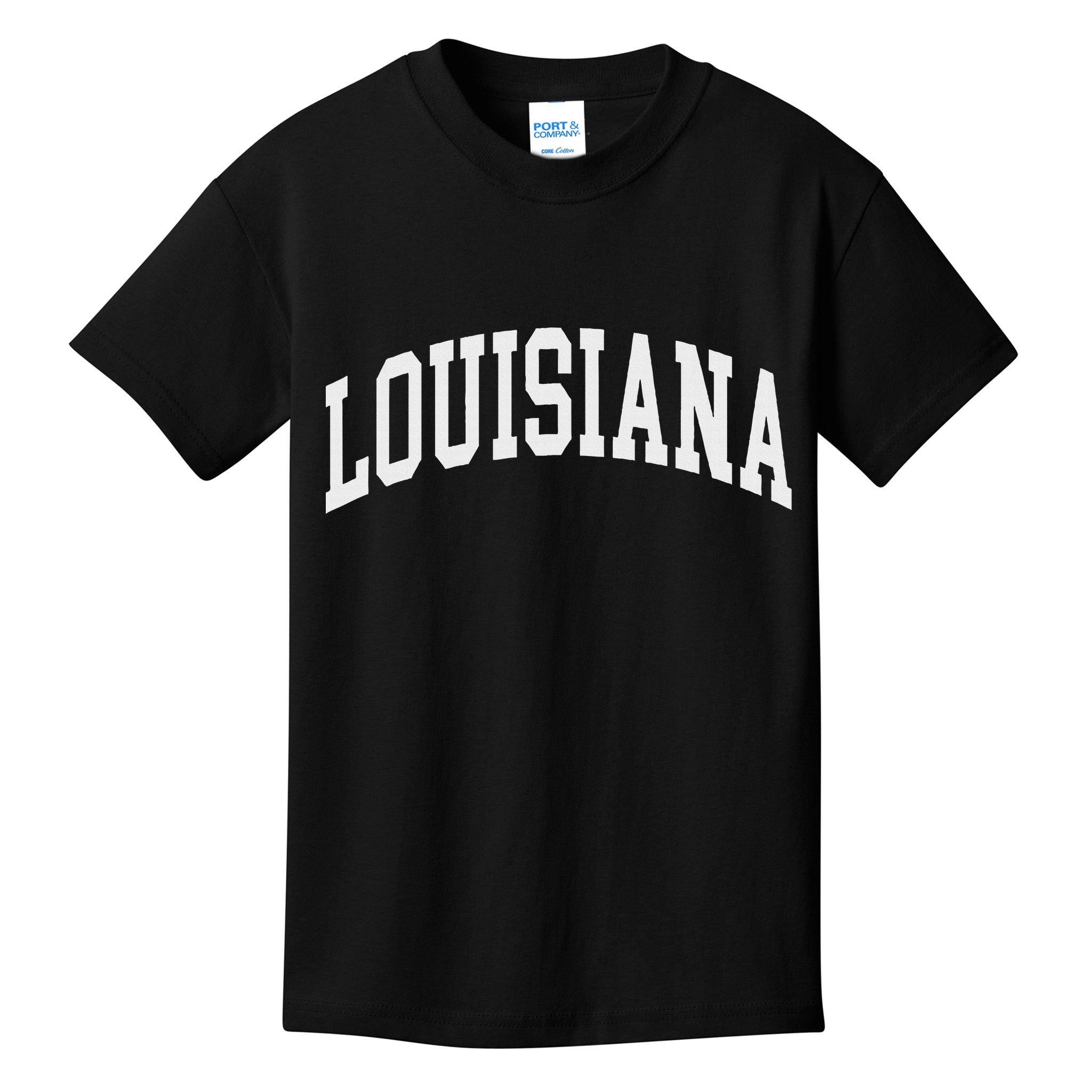 Louisiana Throwback Design Print Classic Kids T-Shirt