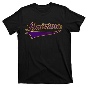 Louisiana Throwback Design Print Classic T-Shirt