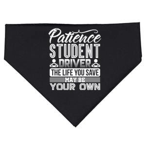 Learning To Drive Patience Student Driver USA-Made Doggie Bandana