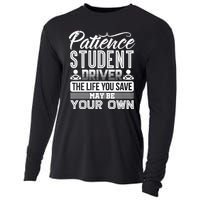 Learning To Drive Patience Student Driver Cooling Performance Long Sleeve Crew