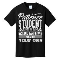 Learning To Drive Patience Student Driver Kids T-Shirt