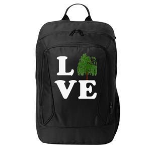 Love Trees Earth Day Weeping Willow Women Tee City Backpack