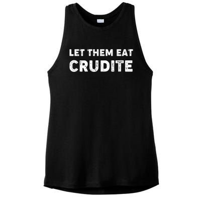 Let Them Eat Crudite Ladies PosiCharge Tri-Blend Wicking Tank