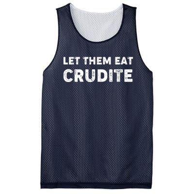 Let Them Eat Crudite Mesh Reversible Basketball Jersey Tank