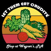 Let Them Eat Crudite Wegner's Meme Drawstring Bag