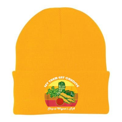 Let Them Eat Crudite Wegner's Meme Knit Cap Winter Beanie