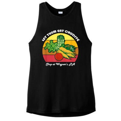 Let Them Eat Crudite Wegner's Meme Ladies PosiCharge Tri-Blend Wicking Tank