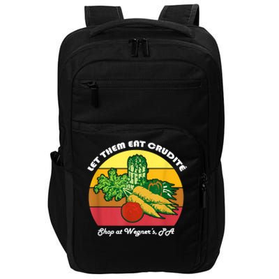 Let Them Eat Crudite Wegner's Meme Impact Tech Backpack