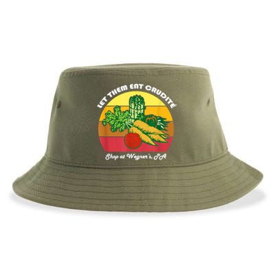 Let Them Eat Crudite Wegner's Meme Sustainable Bucket Hat