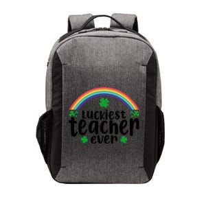 Luckiest Teacher Ever Funny St.Patricks Day Vector Backpack