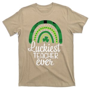 Luckiest Teacher Ever St Patricks Day School Teacher T-Shirt