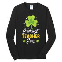 Luckiest Teacher Ever St. Patrick's Saint Pattys Day Tall Long Sleeve T-Shirt