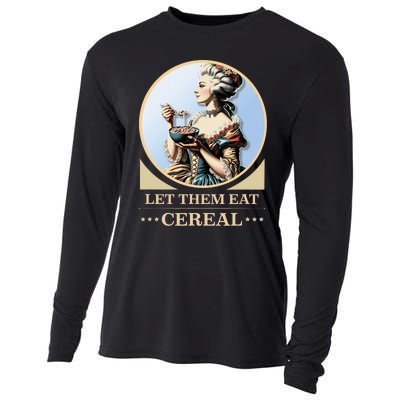 Let Them Eat Cereal Dinner Outrage Funny Income Inequality Cooling Performance Long Sleeve Crew