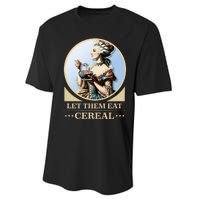 Let Them Eat Cereal Dinner Outrage Funny Income Inequality Performance Sprint T-Shirt