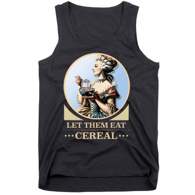 Let Them Eat Cereal Dinner Outrage Funny Income Inequality Tank Top